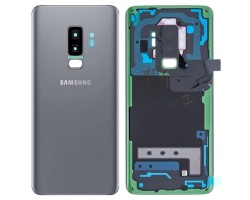 Hátlap Samsung Galaxy S9 Plus (SM-G965) ragasztóval akkufedél (kamera plexi) GH82-15652C Gray 